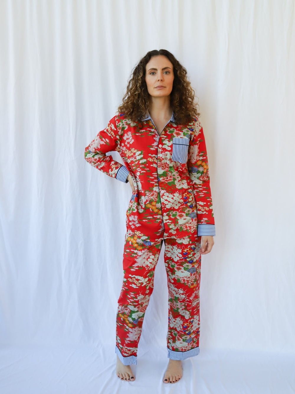 West of Breakfast “The Lovely One” Pajama Set Size Small